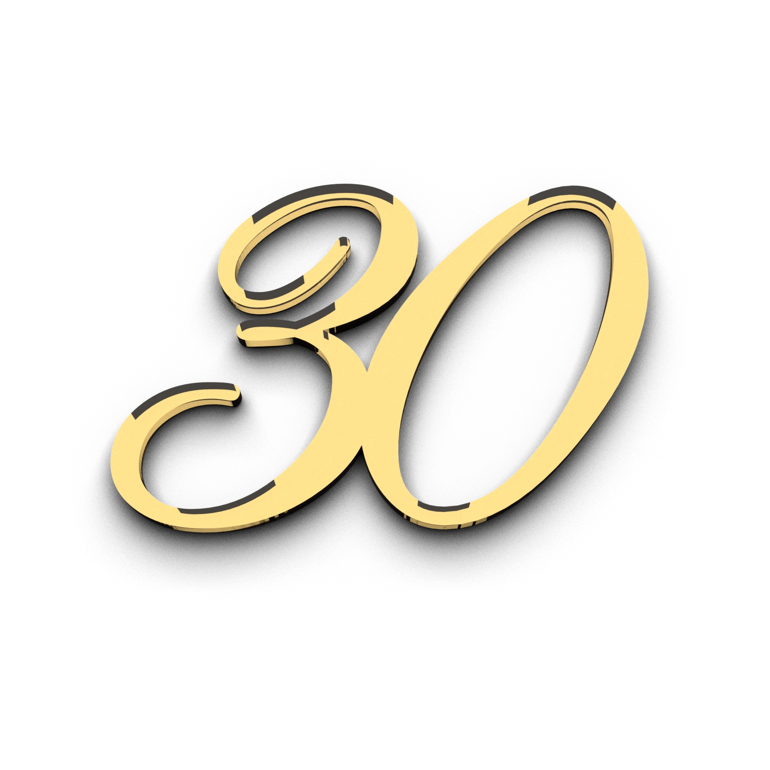 Топпер цифра 30