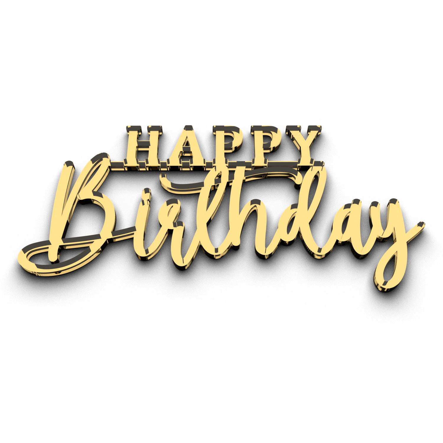 Топпер на торт happy birthday