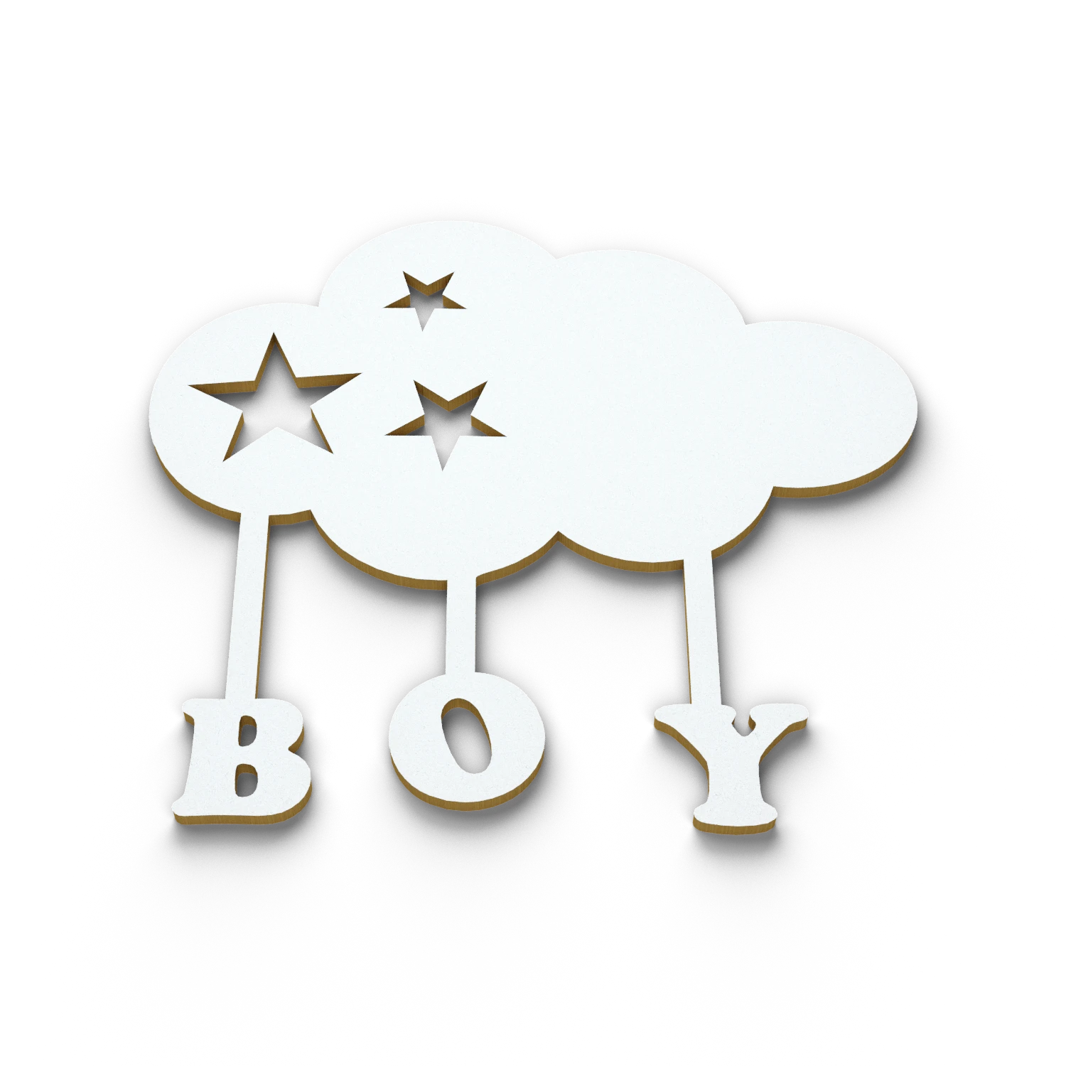 Заготовка для тиснения Облачко Boy