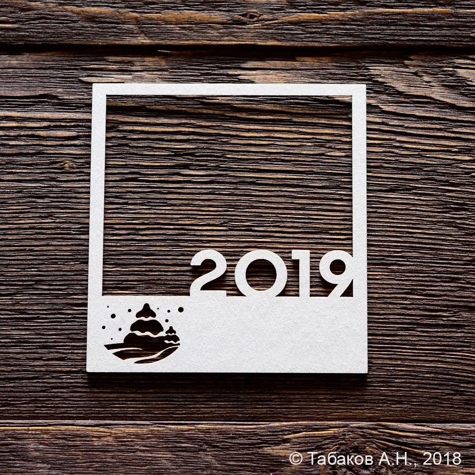 Рамка полароид 2019