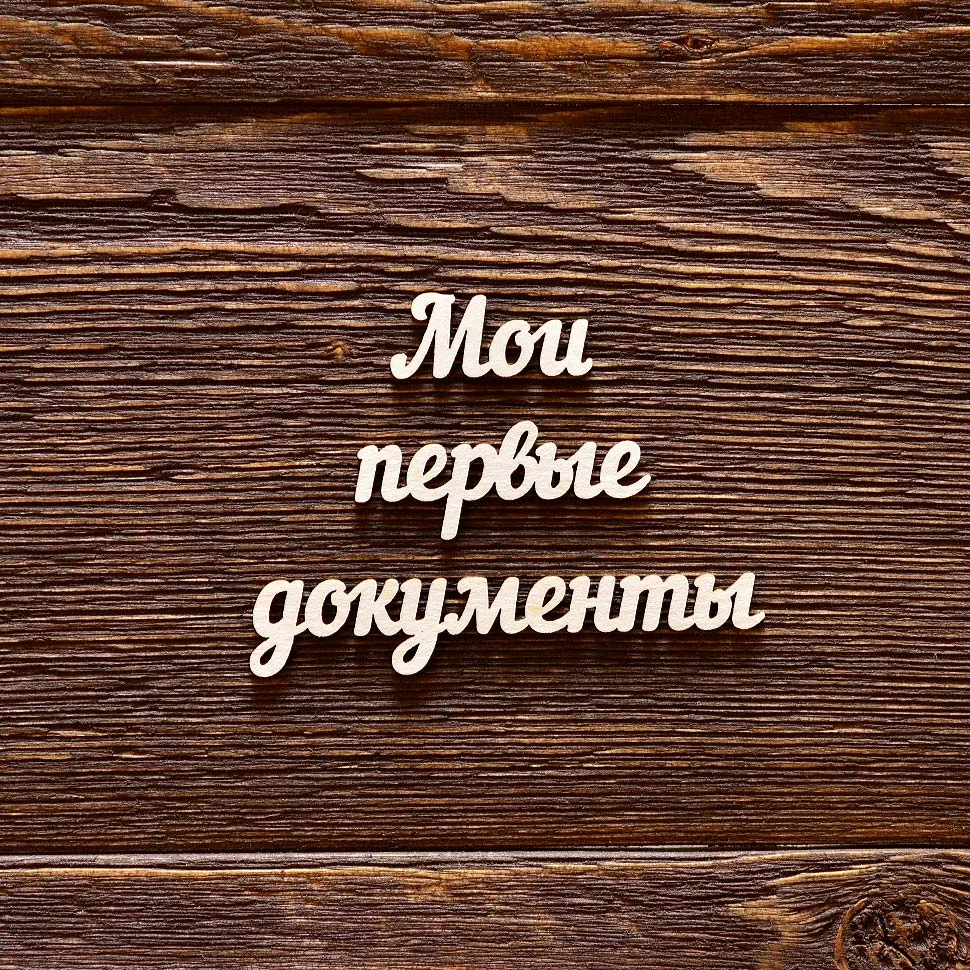 Мои первые документы