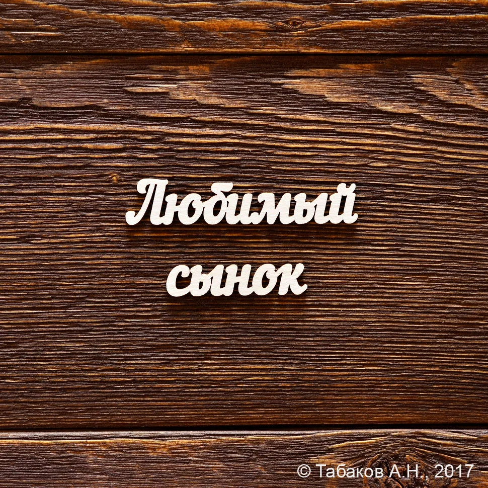 Любимый сынок