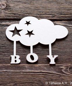 Заготовка для тиснения "Облачко BOY "